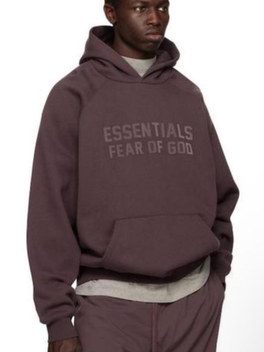 Essentials Fear of God Men's Hoodie - Plum sz XL